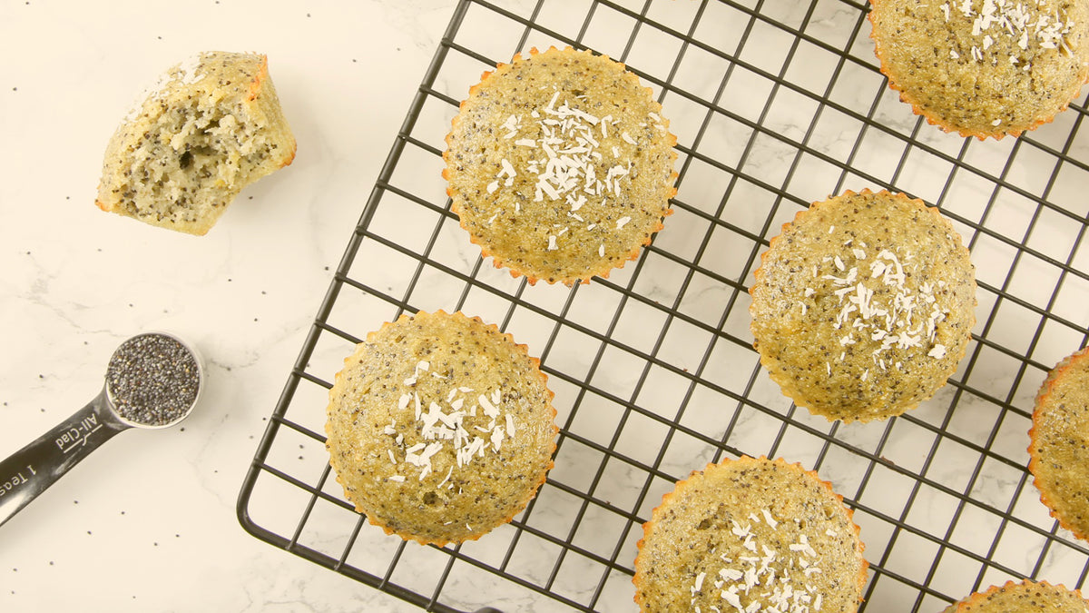 Lemon Poppyseed Muffins - Recipes | Kaizen Naturals