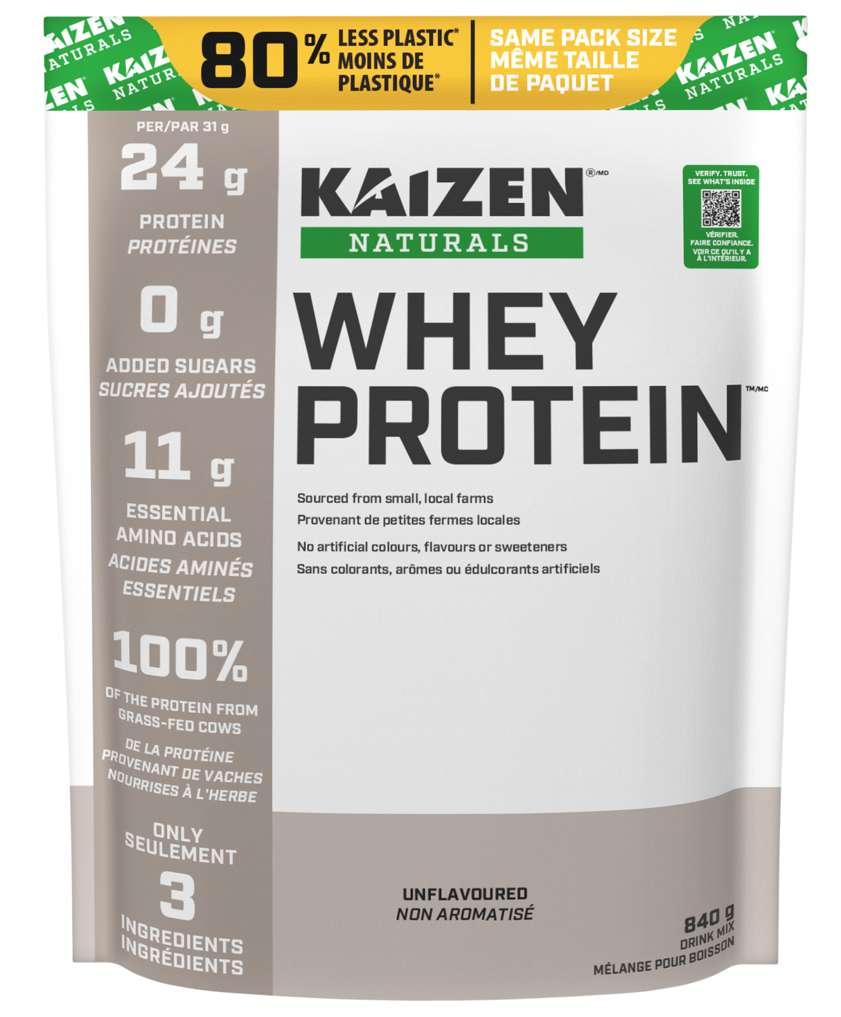 Kaizen Naturals® Whey Protein™