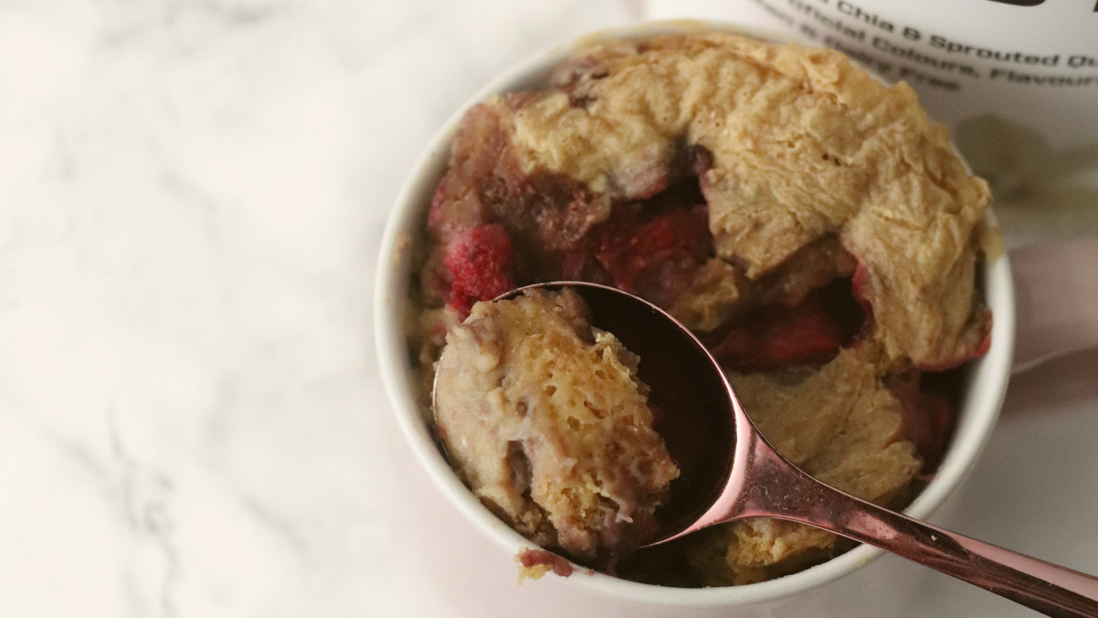 Strawberry Mug Muffin