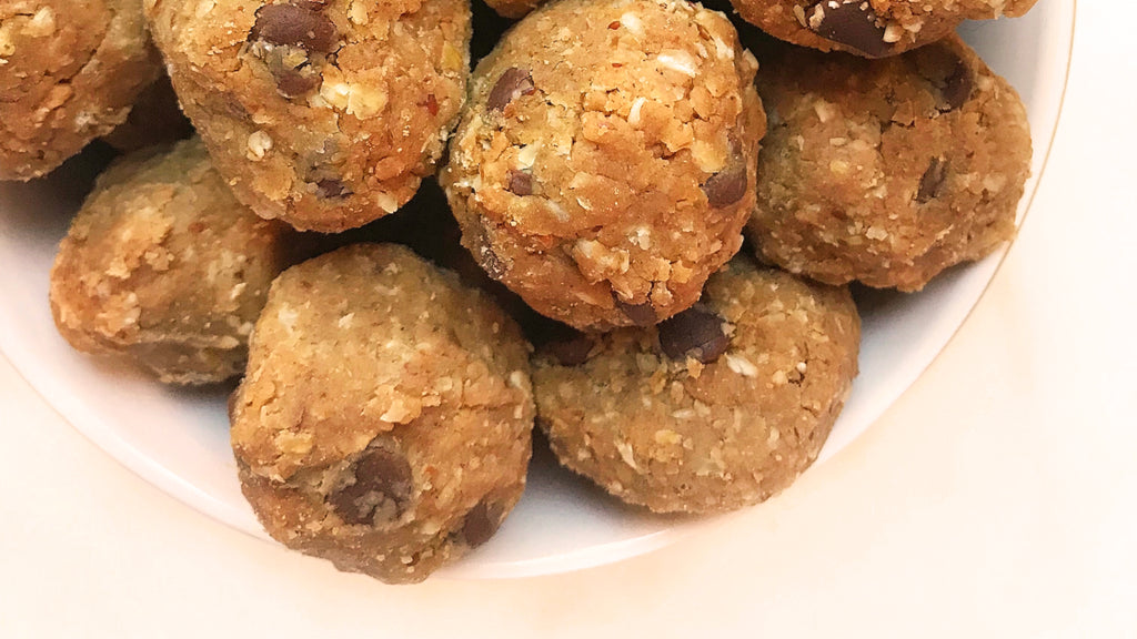 Chocolate Chip Peanut Butter Protein Balls