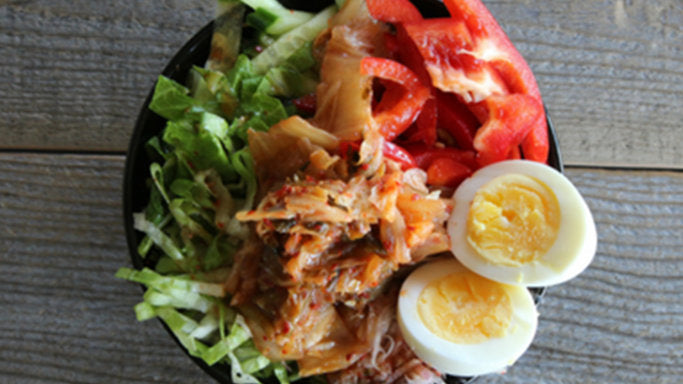 Quinoa Kimchi Bowl